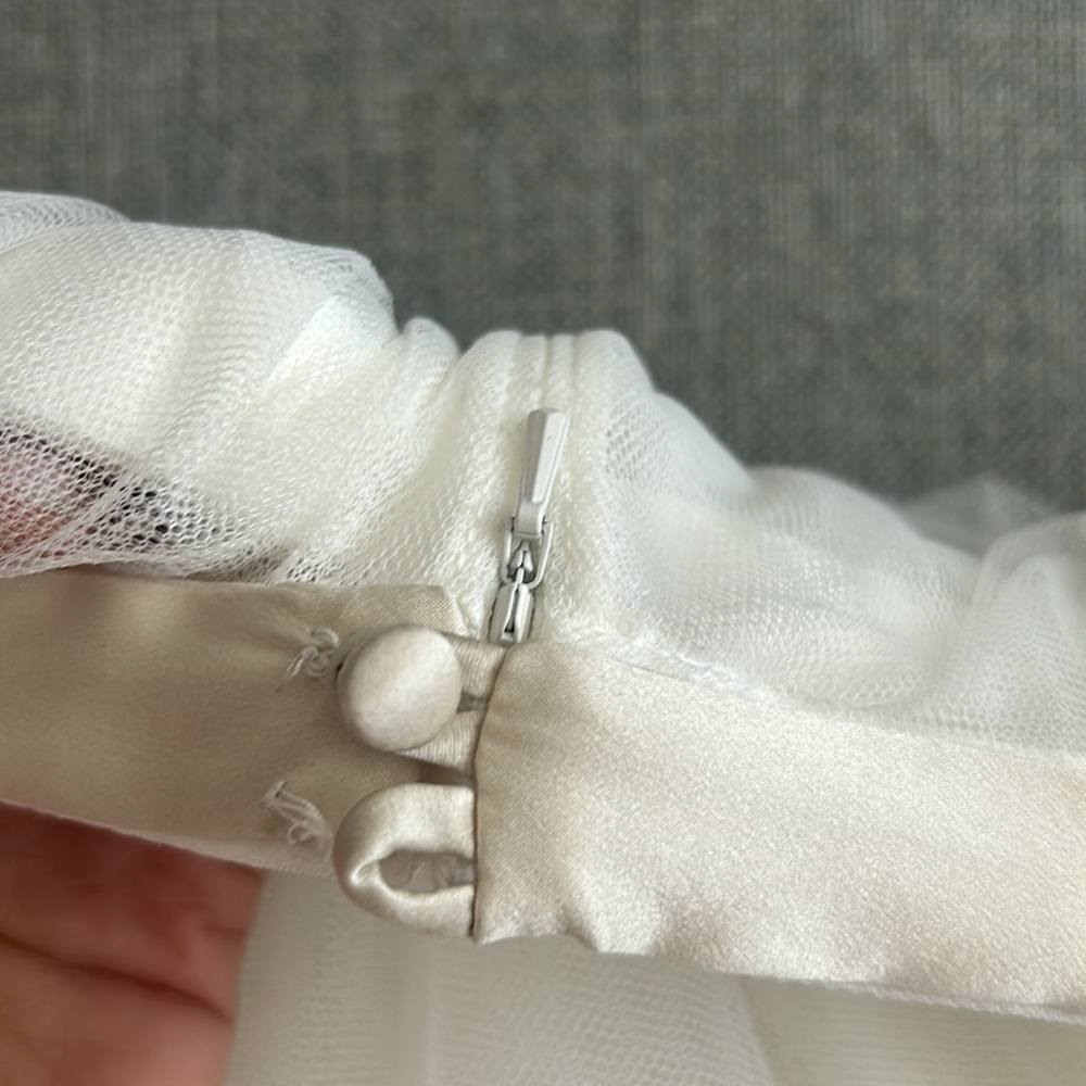Jenny by Jenny Yoo Tulle Overskirt Size S - Picture 15 of 16